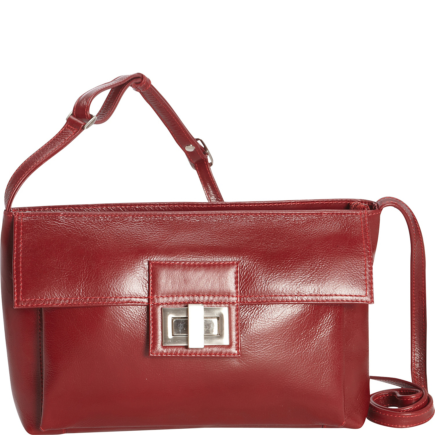 Inset Top Zip Crossbody