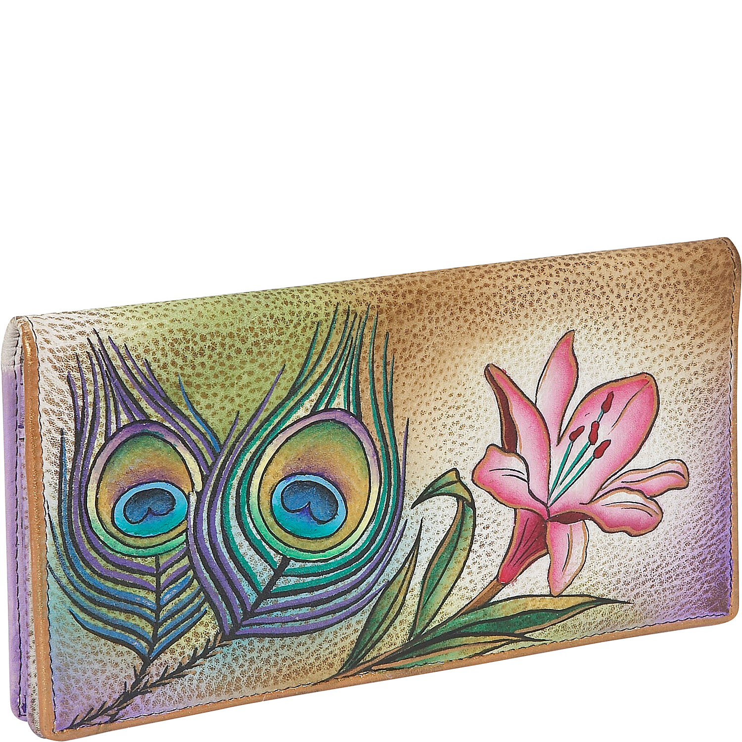 Ladies 2 Fold Slim Wallet