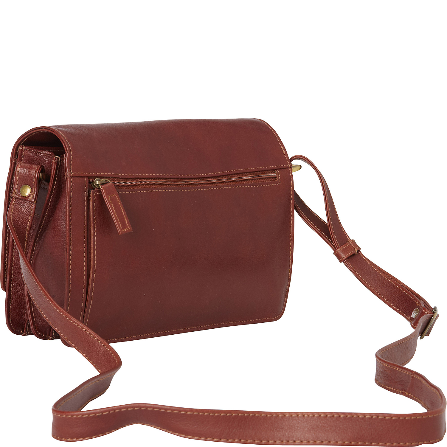 EW Half Flap Multi Compartment Organizer Crossbody