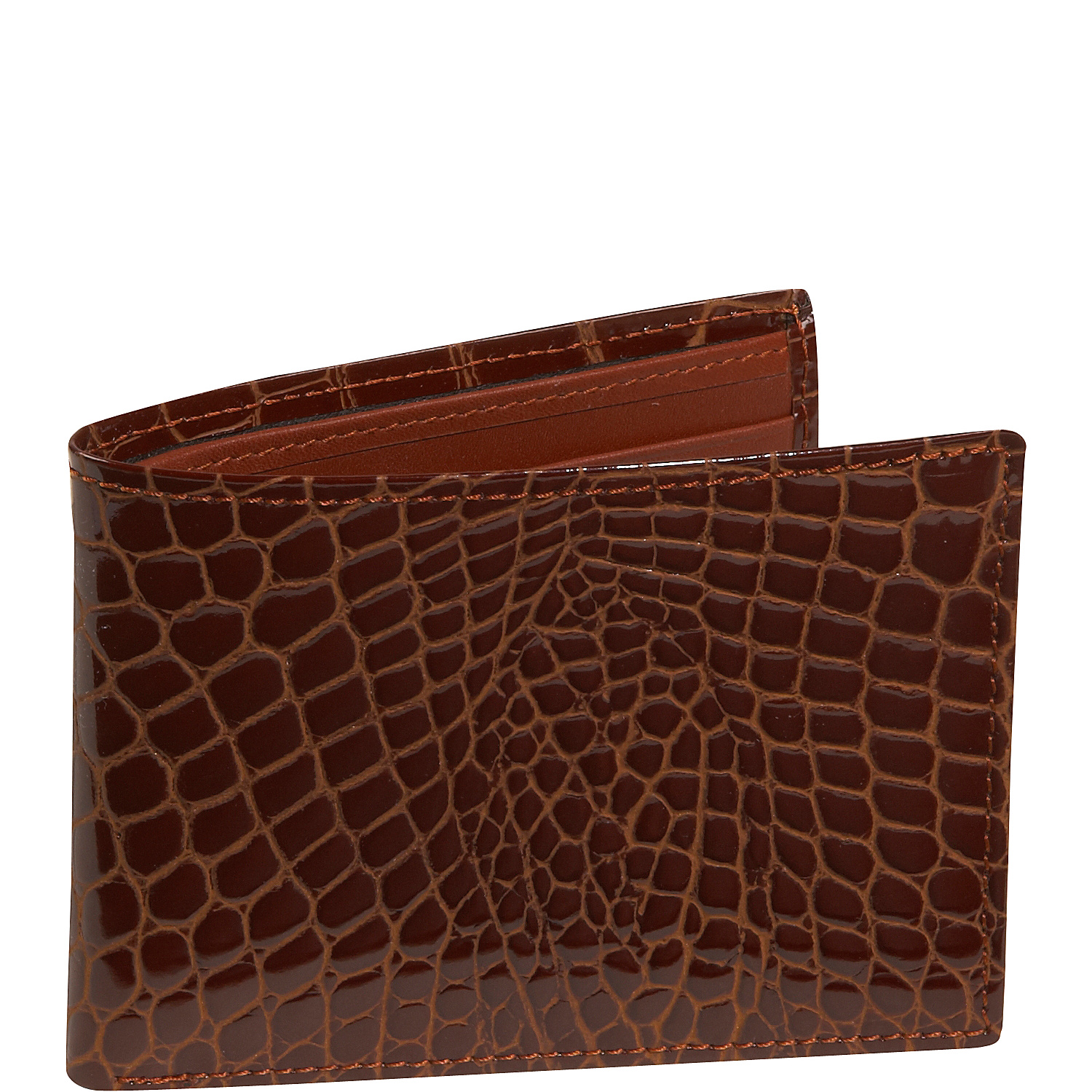 Crocodile Bidente Wallet with Passcase