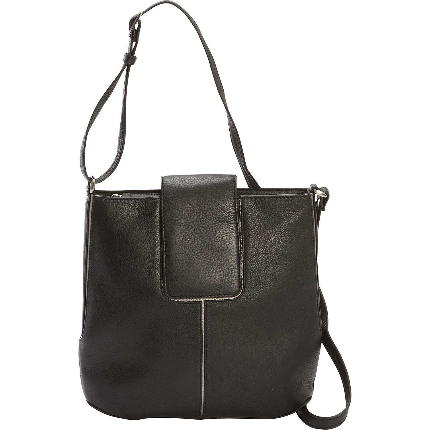 Slim N/S Top Zip Tap Closure Crossbody