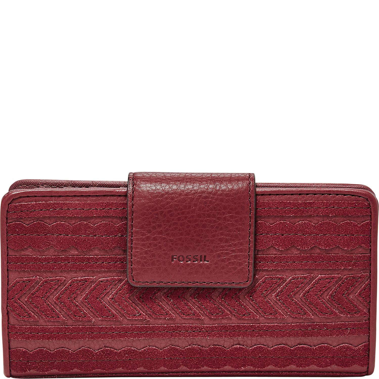 Emma RFID Tab Leather Clutch