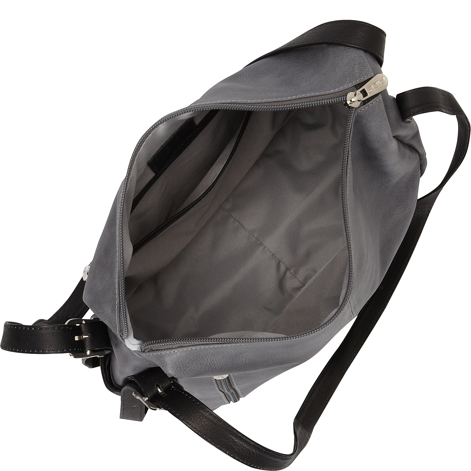 Top-Zip Shoulder Bag