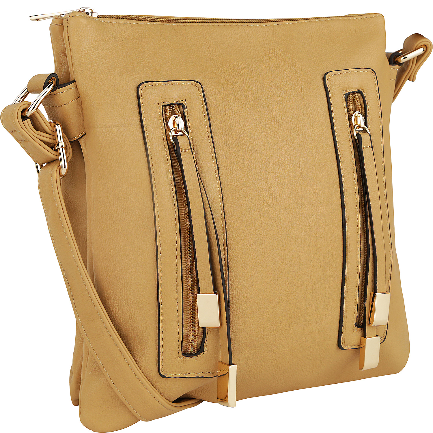 Bridget Double Zipper Crossbody