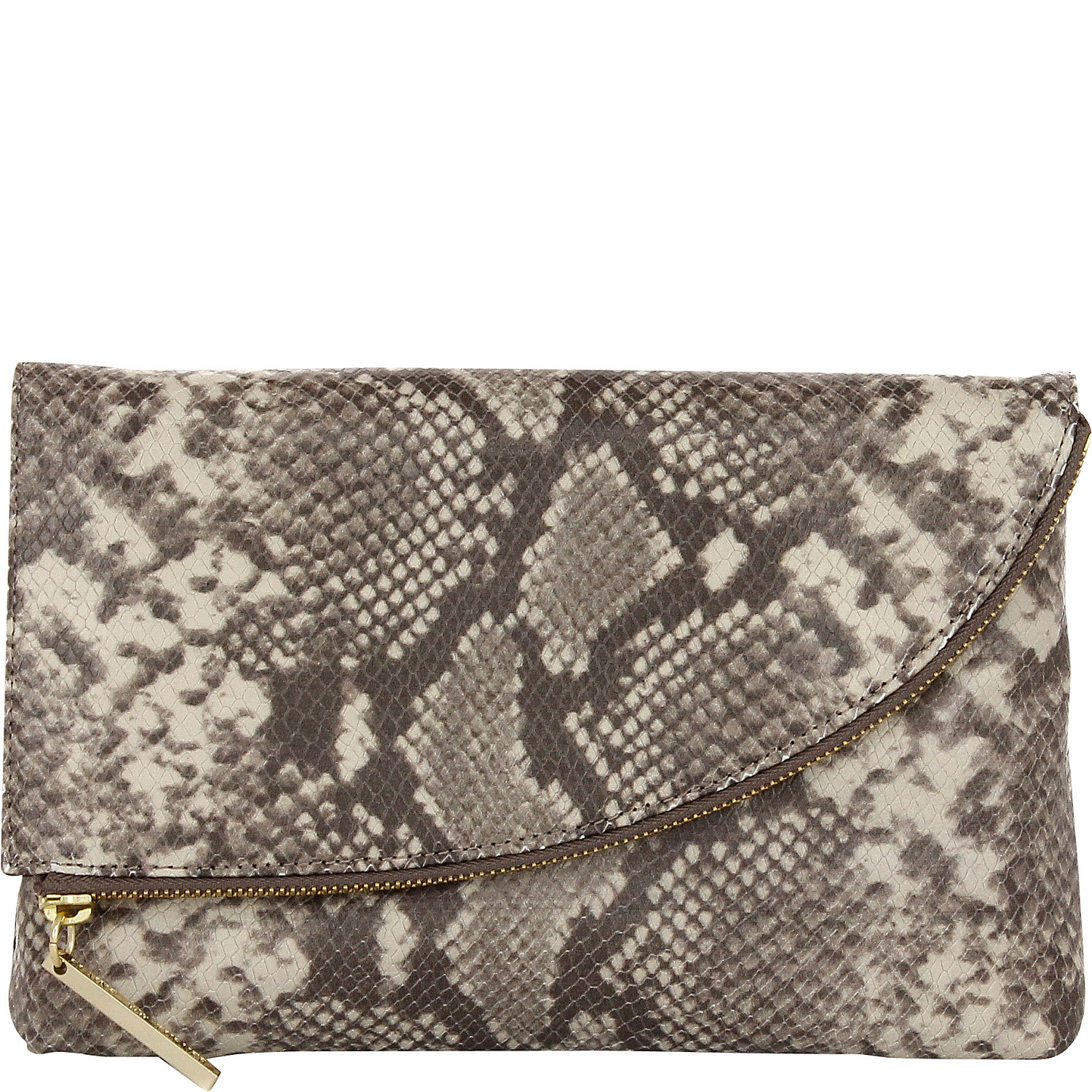 Anabella Python Clutch