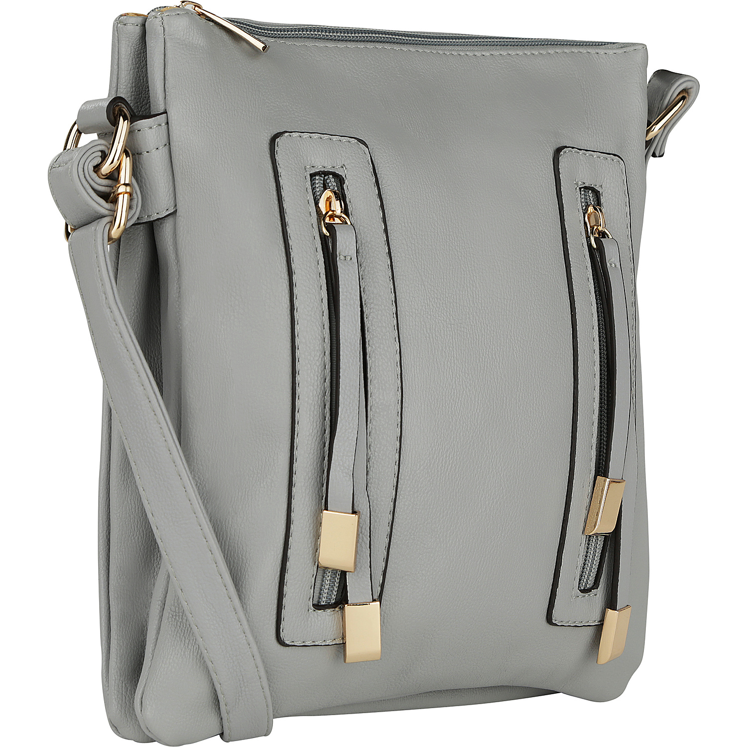 Bridget Double Zipper Crossbody