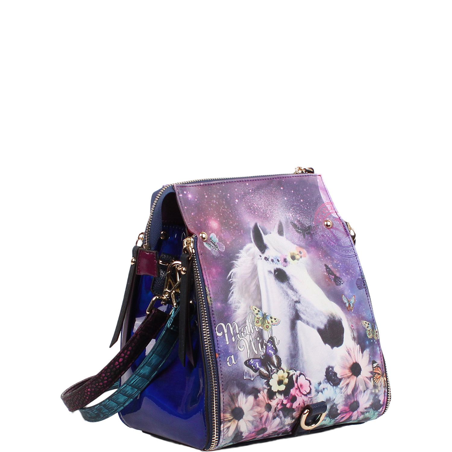 Unicorn Print Multi-Function Bag