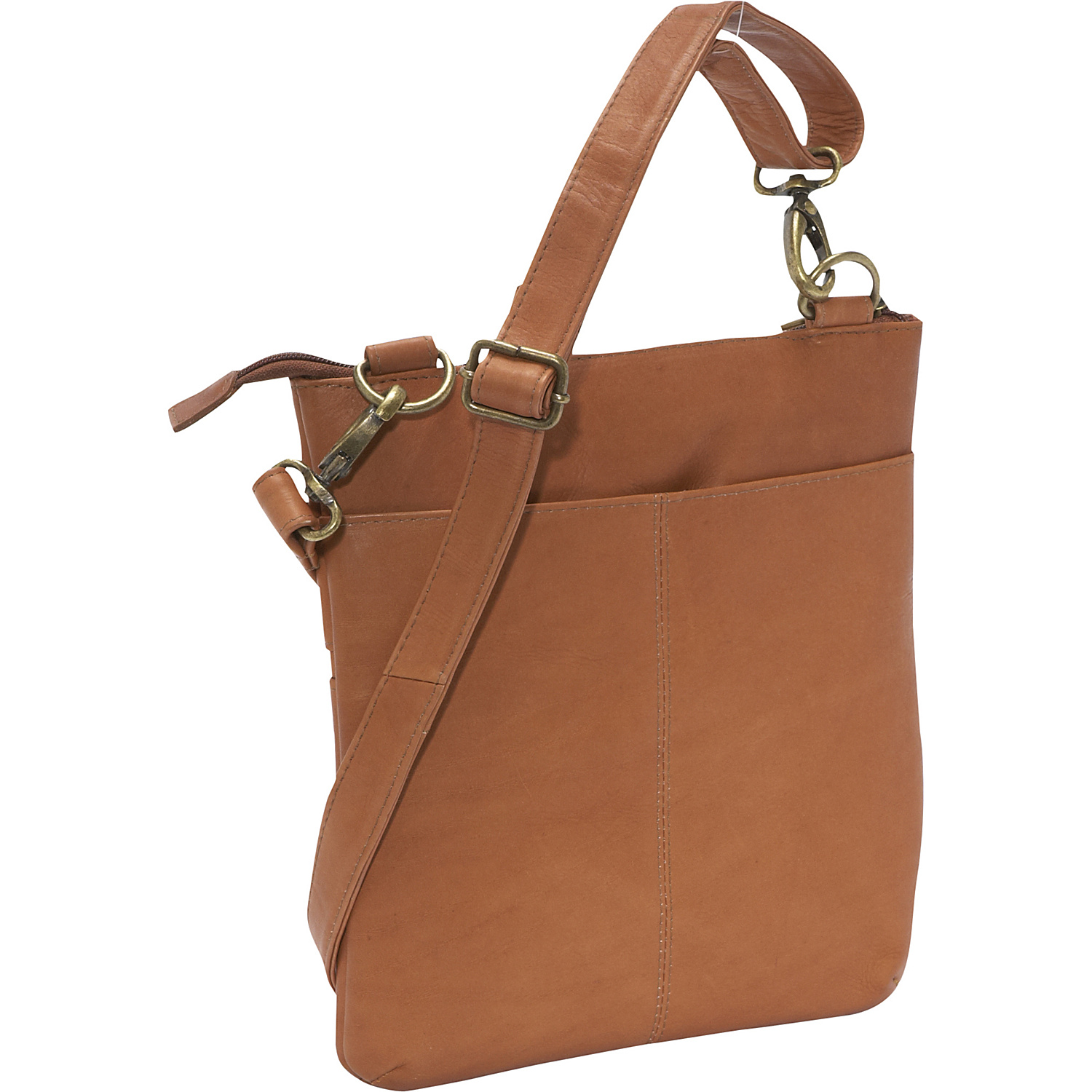 Triple Zip Crossbody