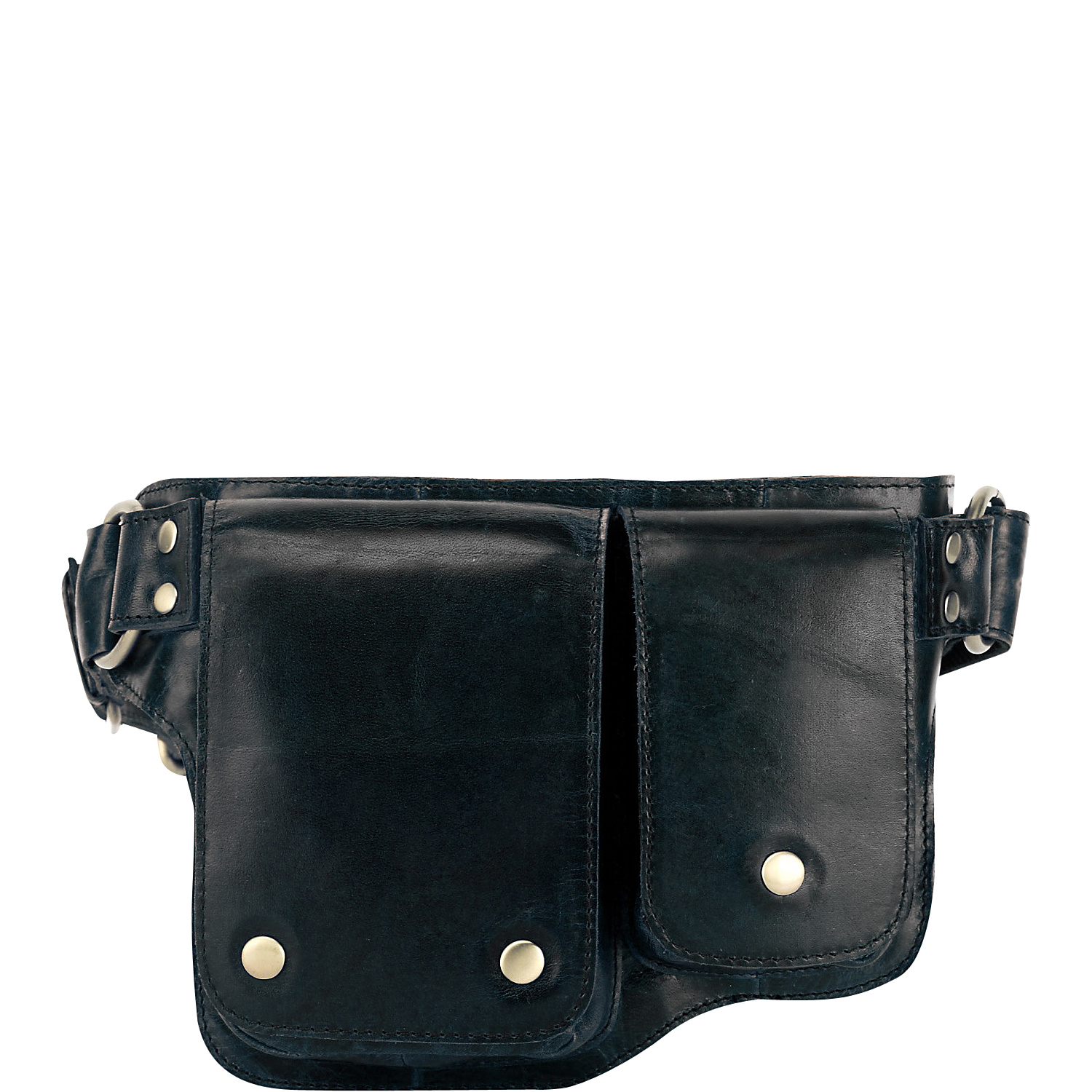 Adonis 2 Leather Waist Pack Hip Purse