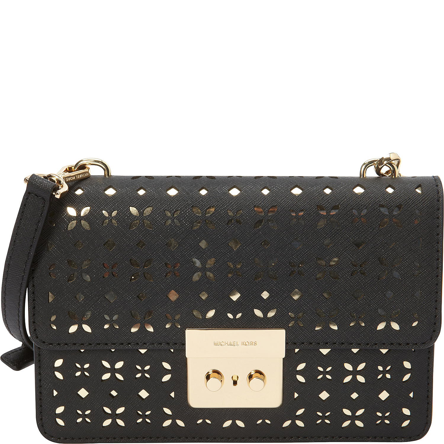 Sloan Small Gusset Perforated Crossbody