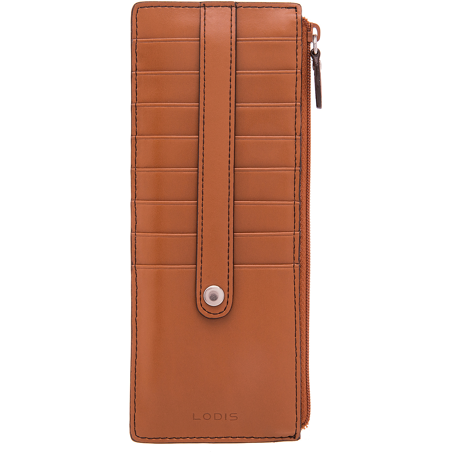 Audrey Credit Card Case With Zip Pocket - Core Colors