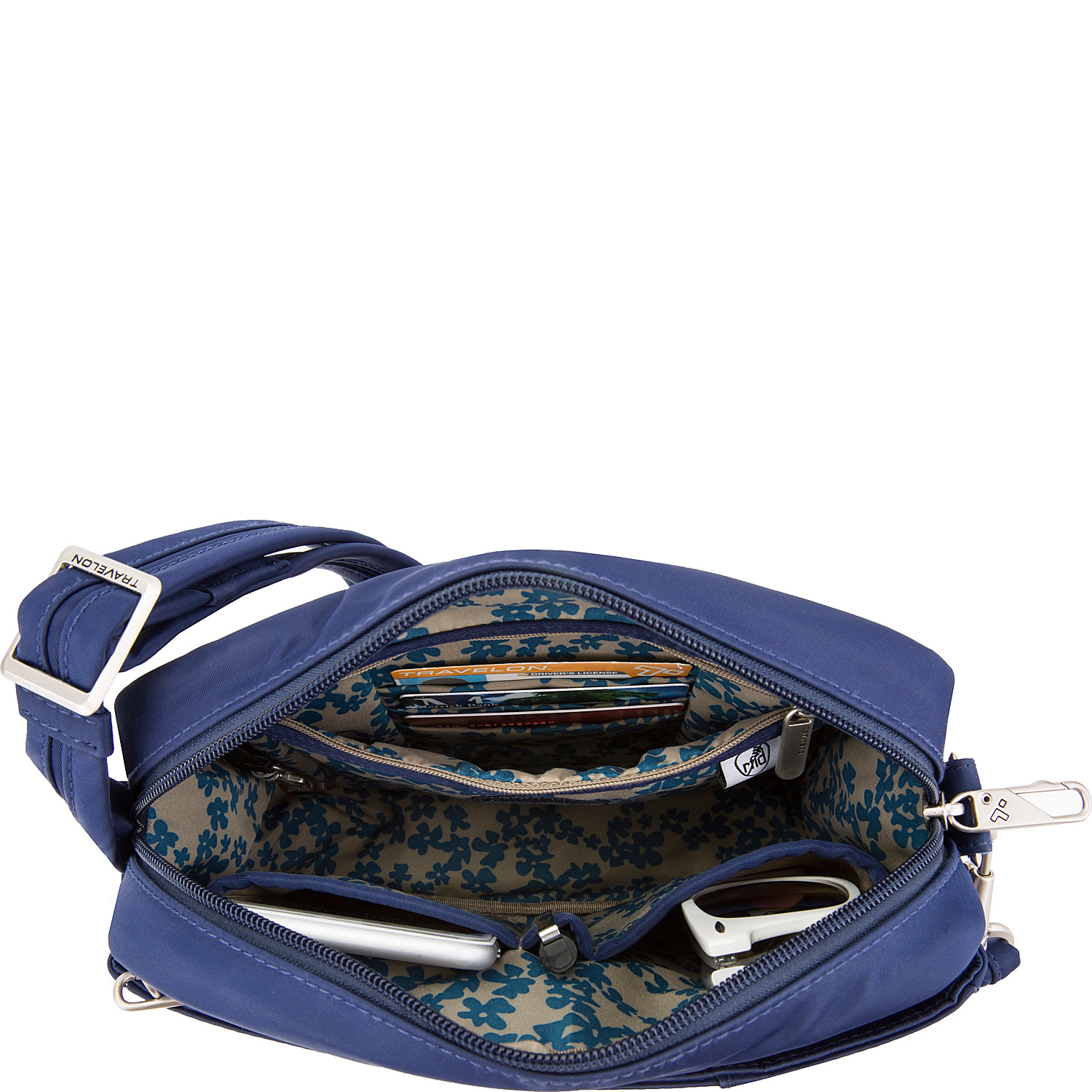 Anti-Theft Welted Small East/West Crossbody - Exclusive