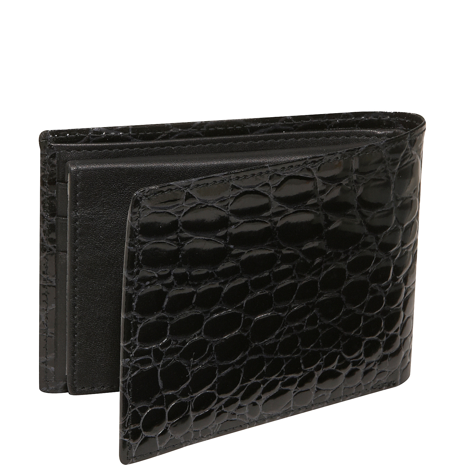 Crocodile Bidente Wallet with Passcase