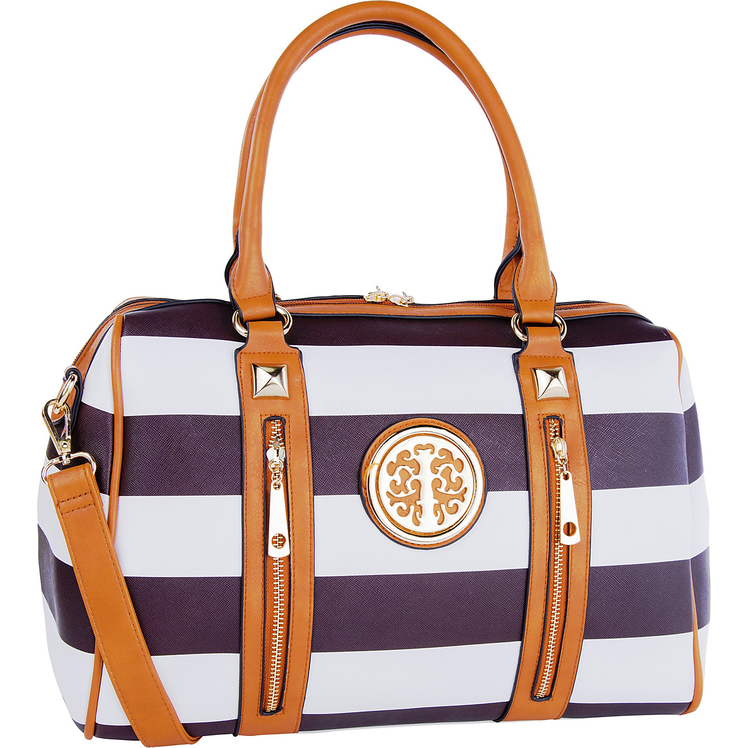 Jen Dual-Zip Overnight Satchel