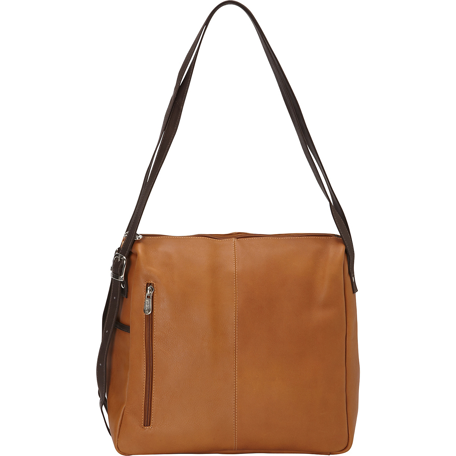 Top-Zip Shoulder Bag