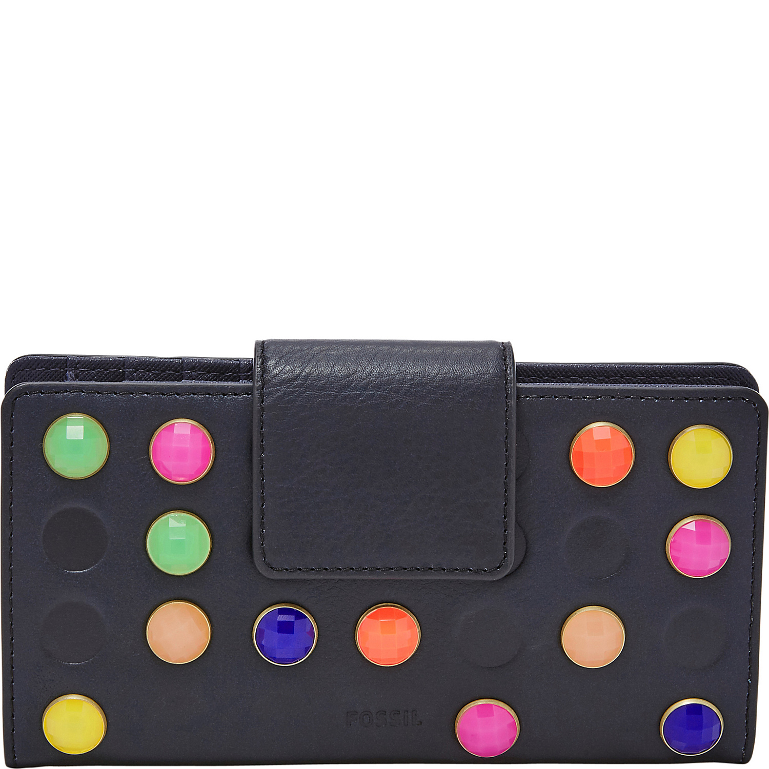 Emma RFID Tab Leather Clutch