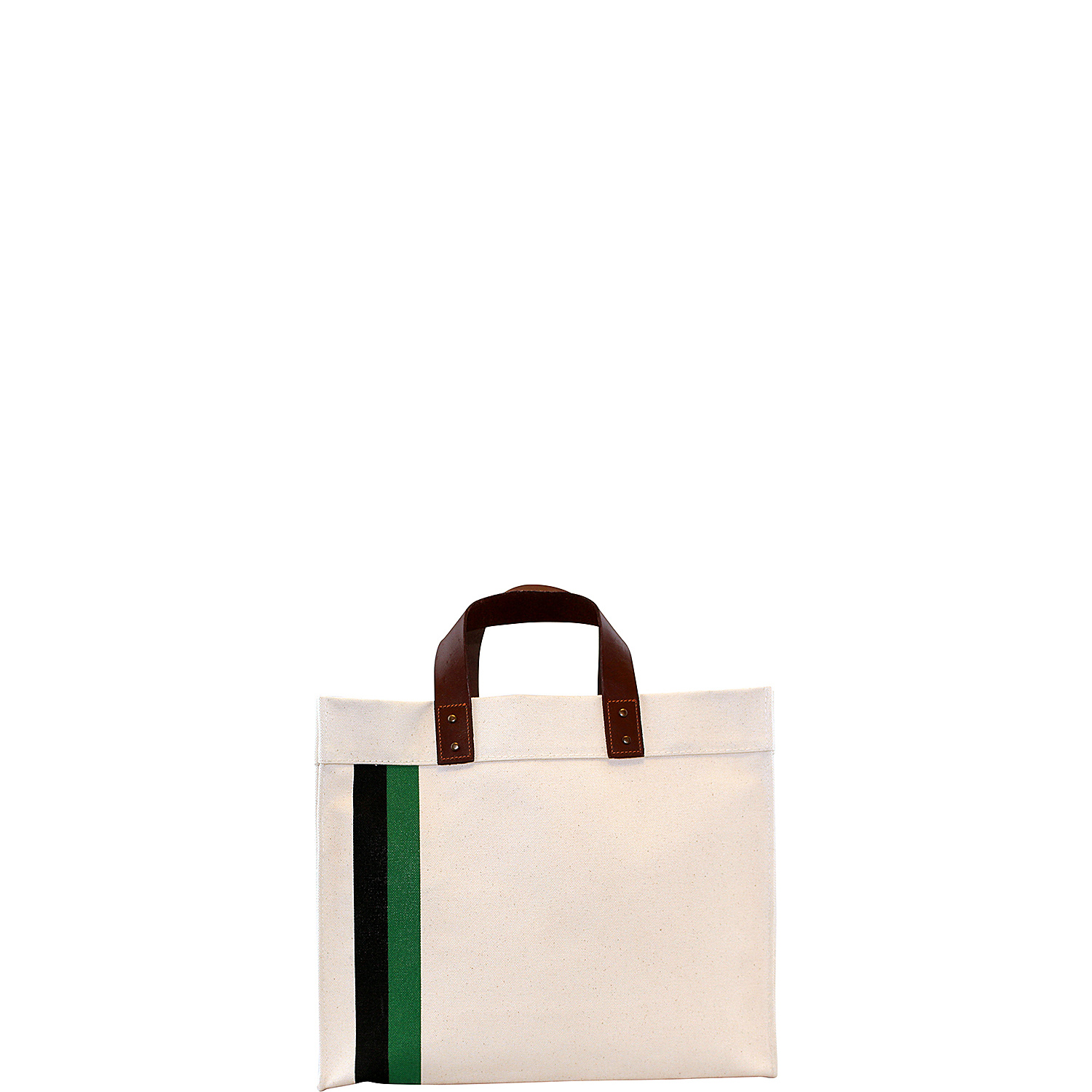 Small Square Striped Tote