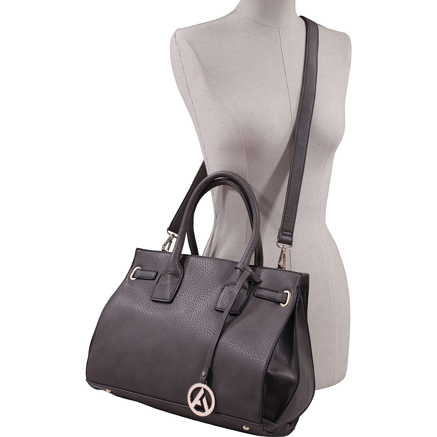 Amelia Satchel with Removable Shoulder Strap