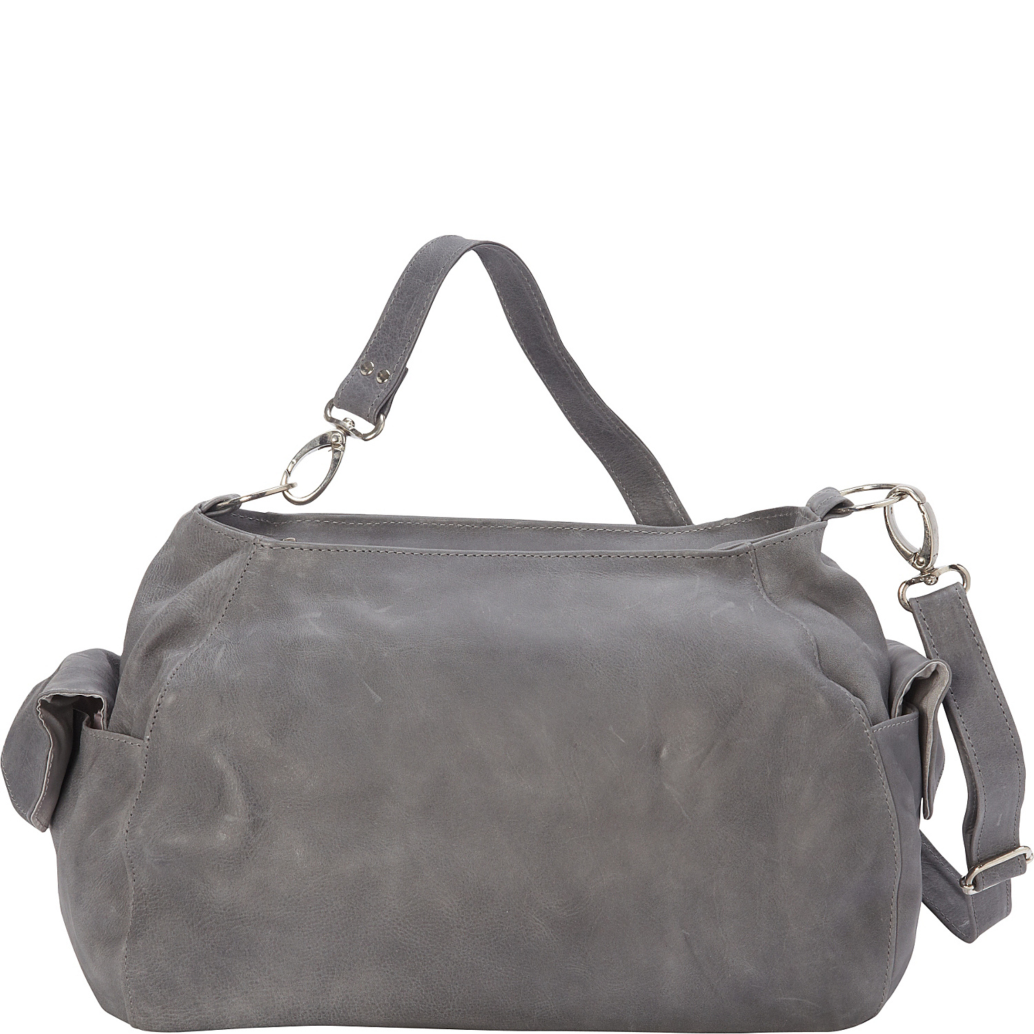 Top-Zip Shoulder Bag/Cross Body Hobo