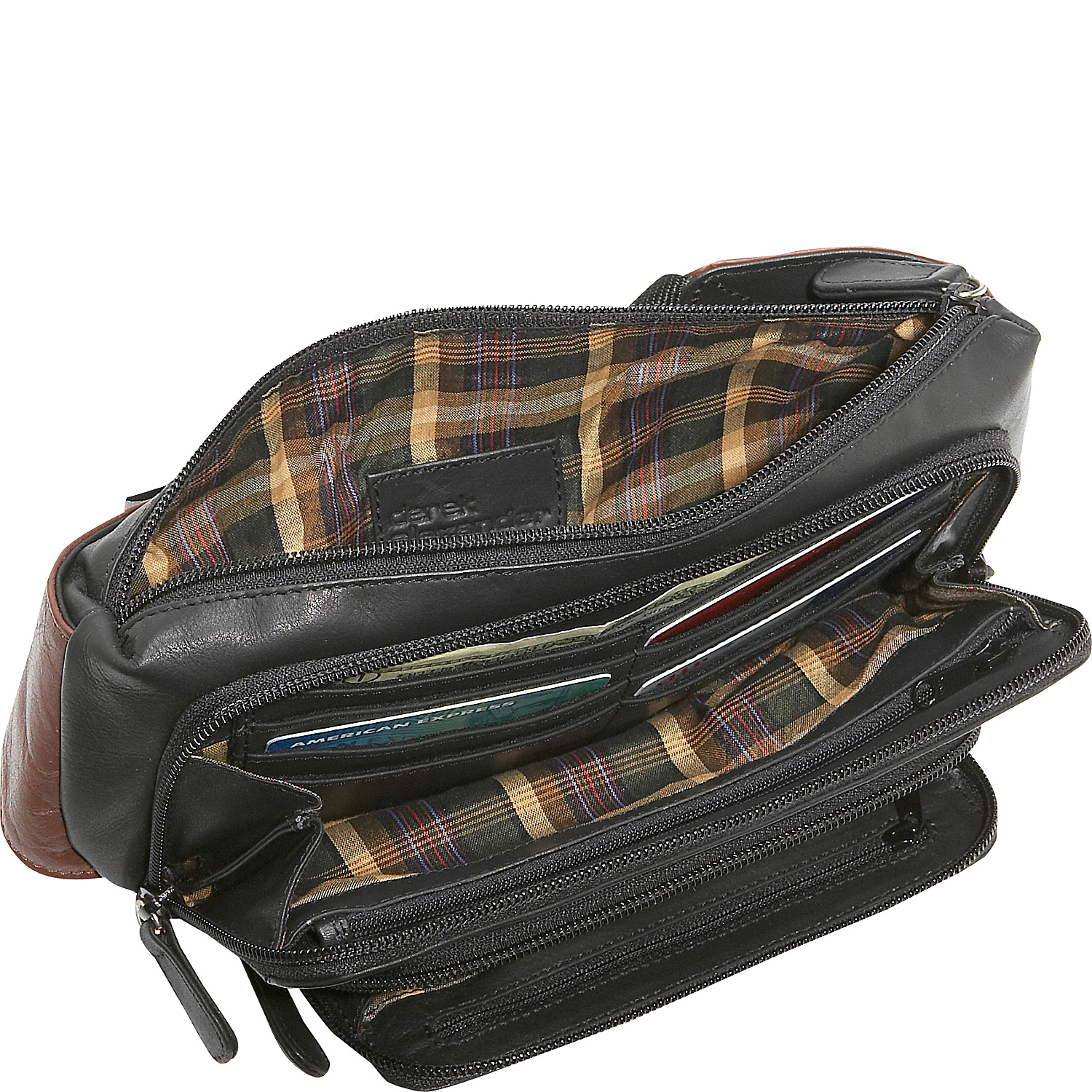 Three Zip Fanny Pack Organizer