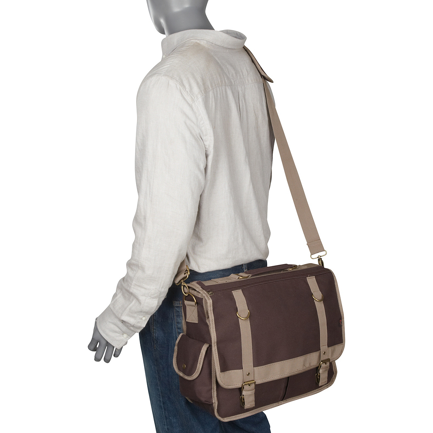 Expresso Canvas Laptop Messenger