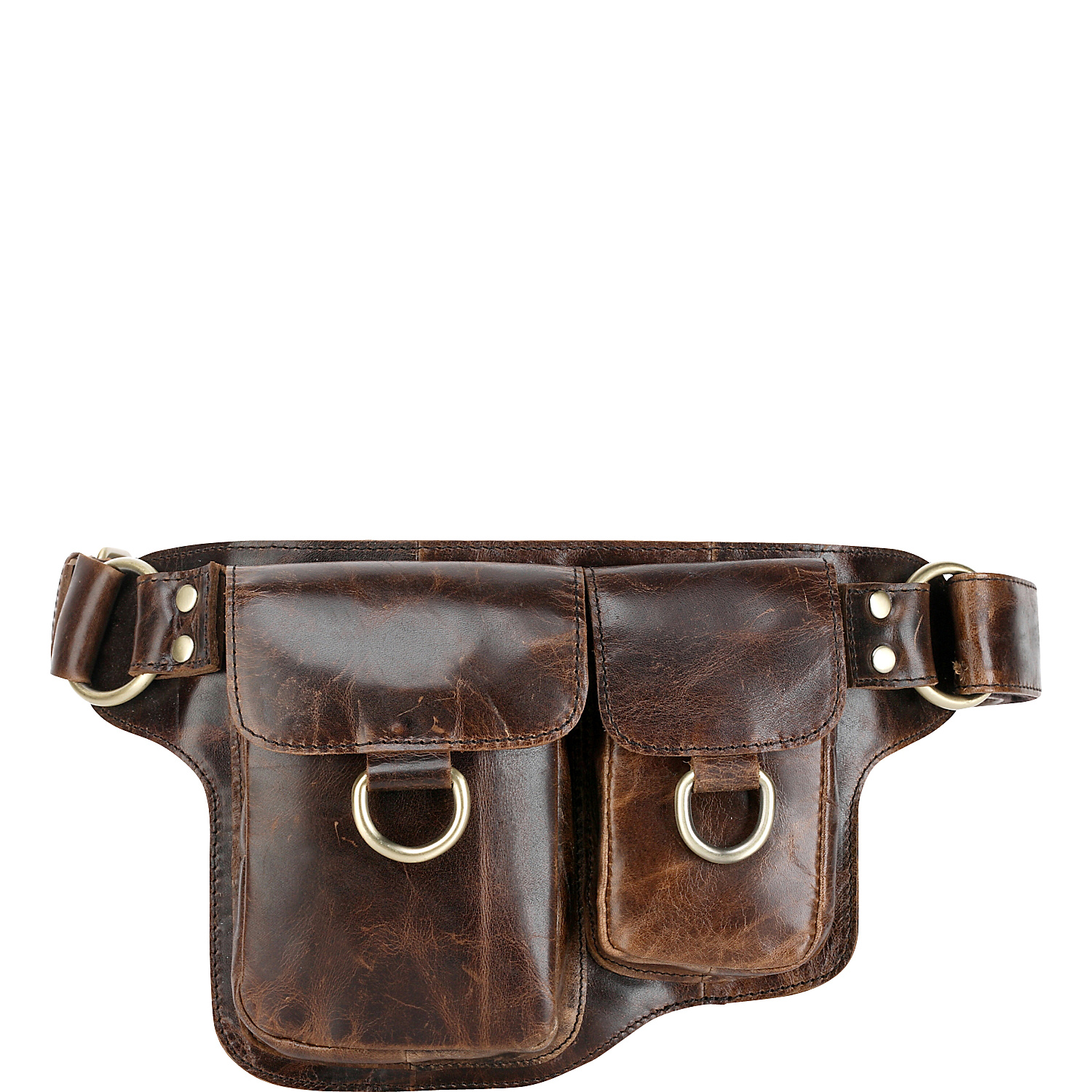 Adonis 2 Leather Waist Pack Hip Purse