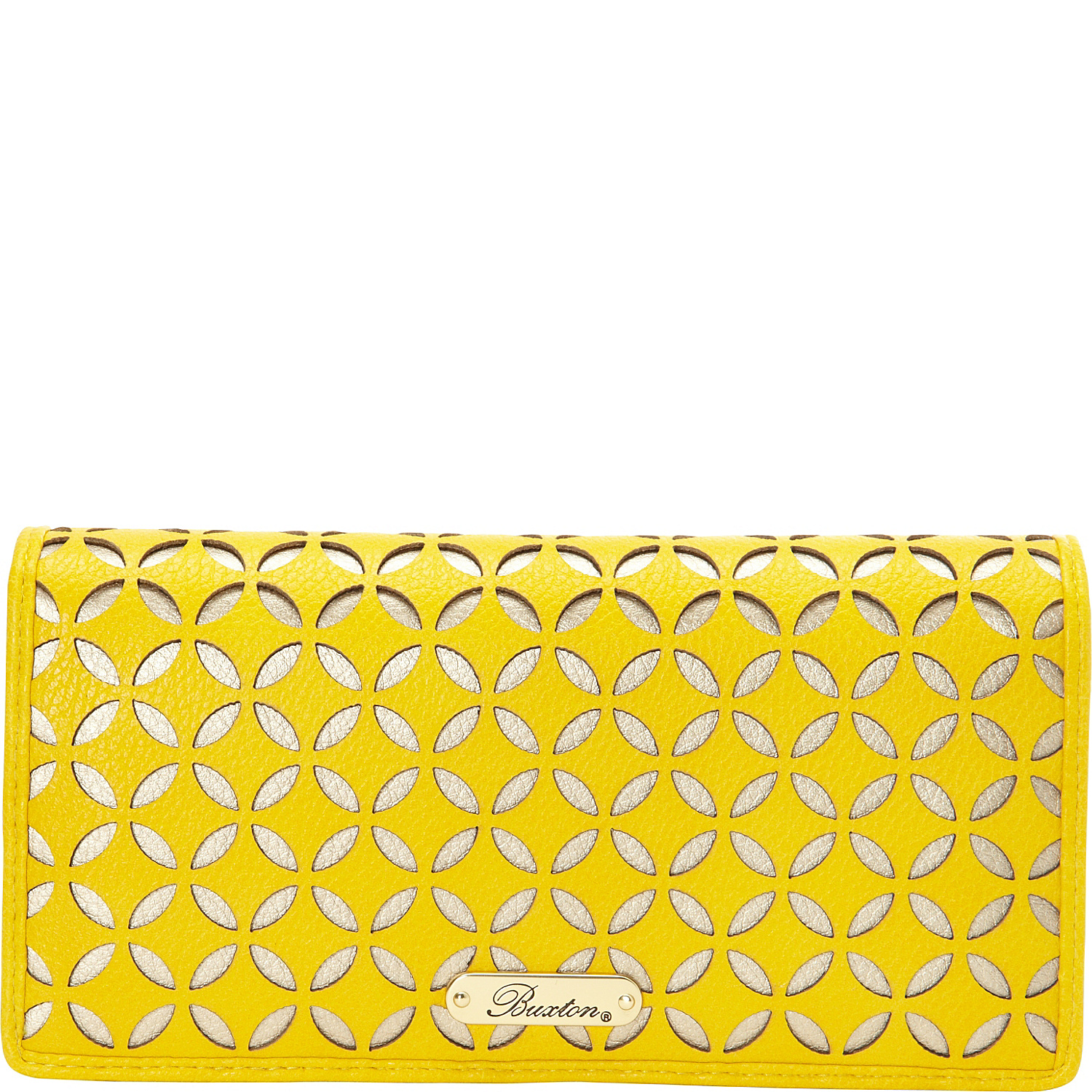 Polka Dot Laser Cut Expandable Clutch - Exclusive