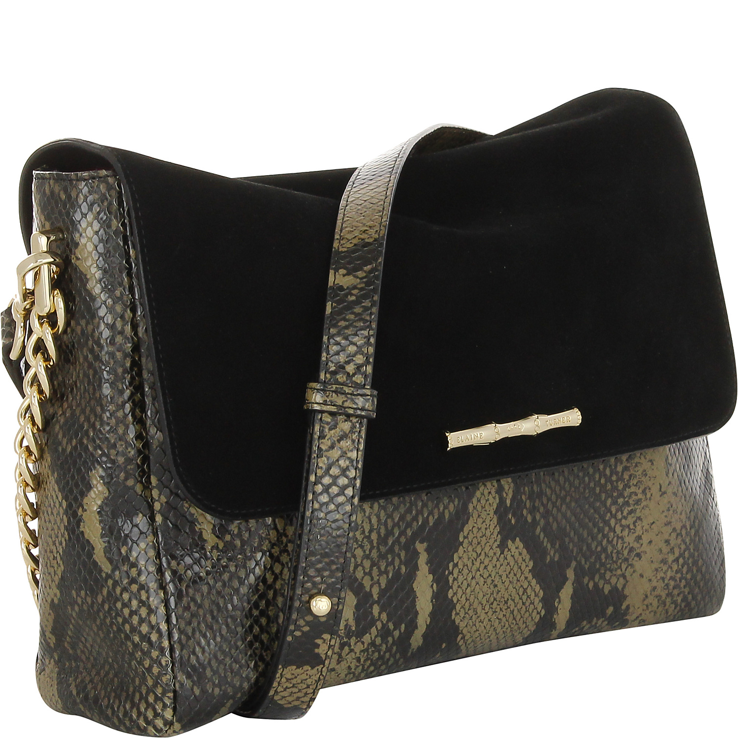 Naimie Python Shoulder Bag