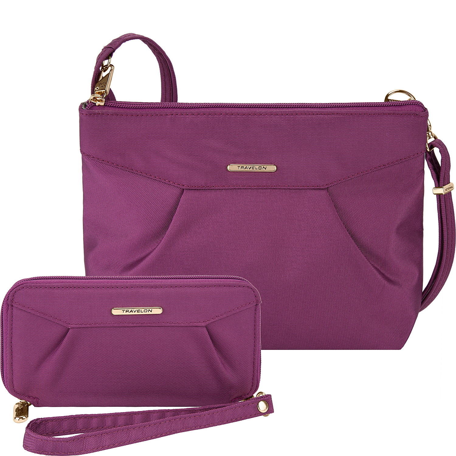 Anti-Theft Compact Crossbody with RFID Clutch Wallet - Exclusive