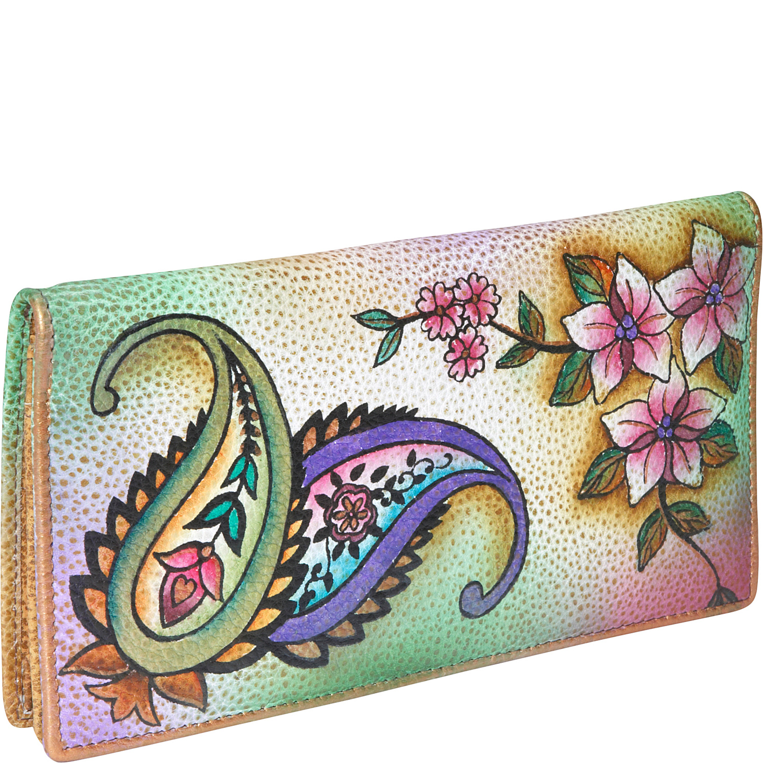 Ladies 2 Fold Slim Wallet