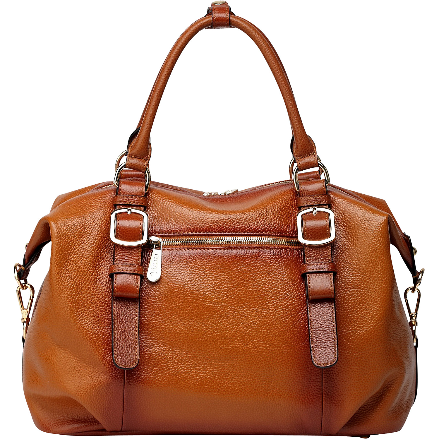 Infinity Leather Satchel