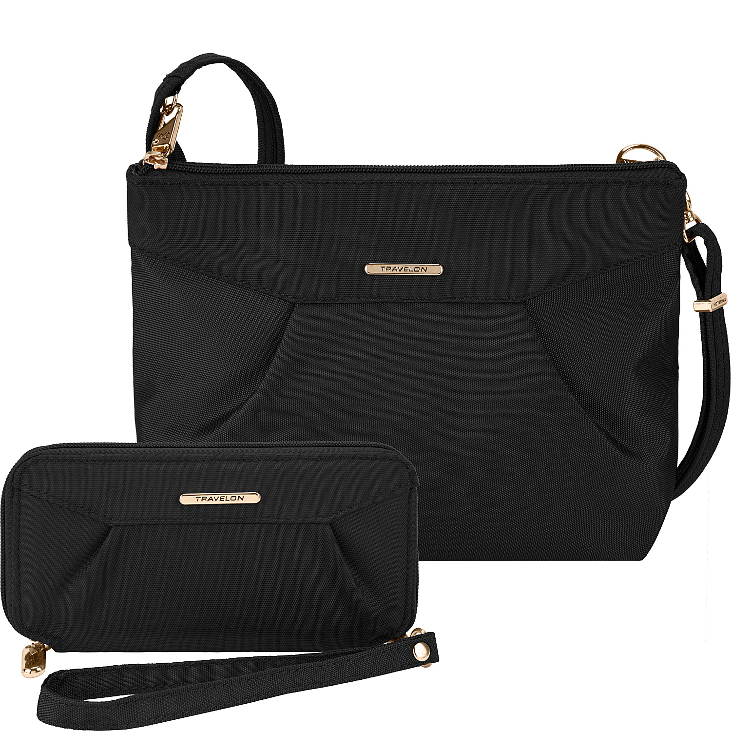 Anti-Theft Compact Crossbody with RFID Clutch Wallet - Exclusive