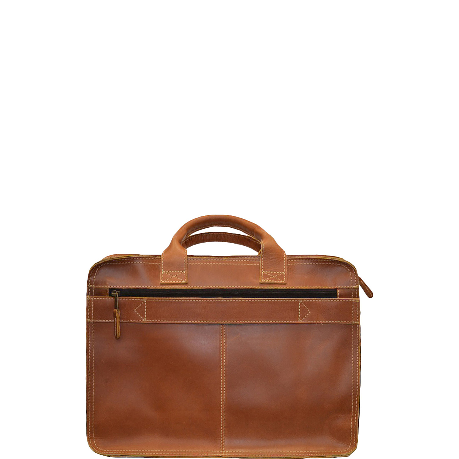 Texas Canyon 15" Leather Computer Briefcase