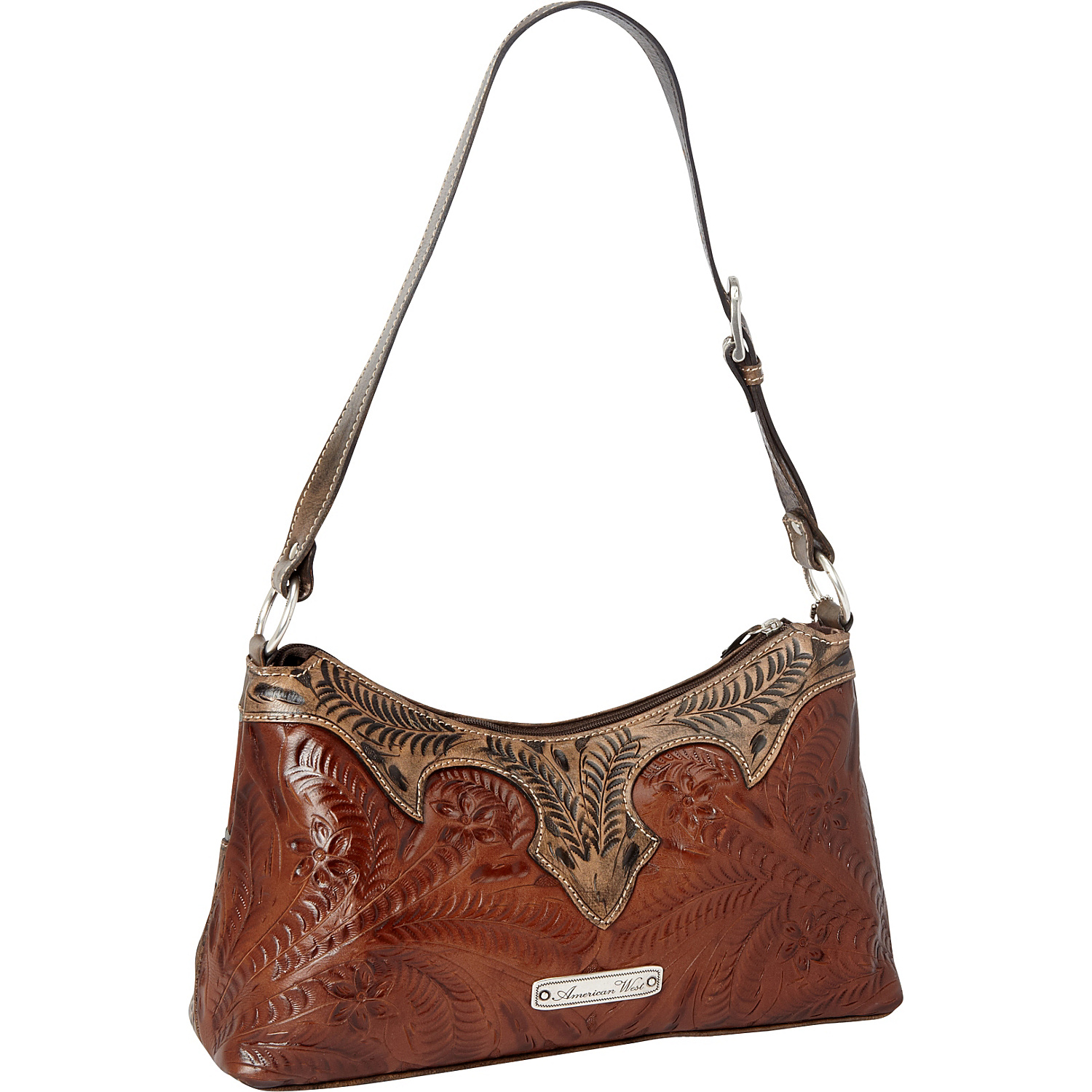 Desert Wildflower Zip top Shoulder Bag