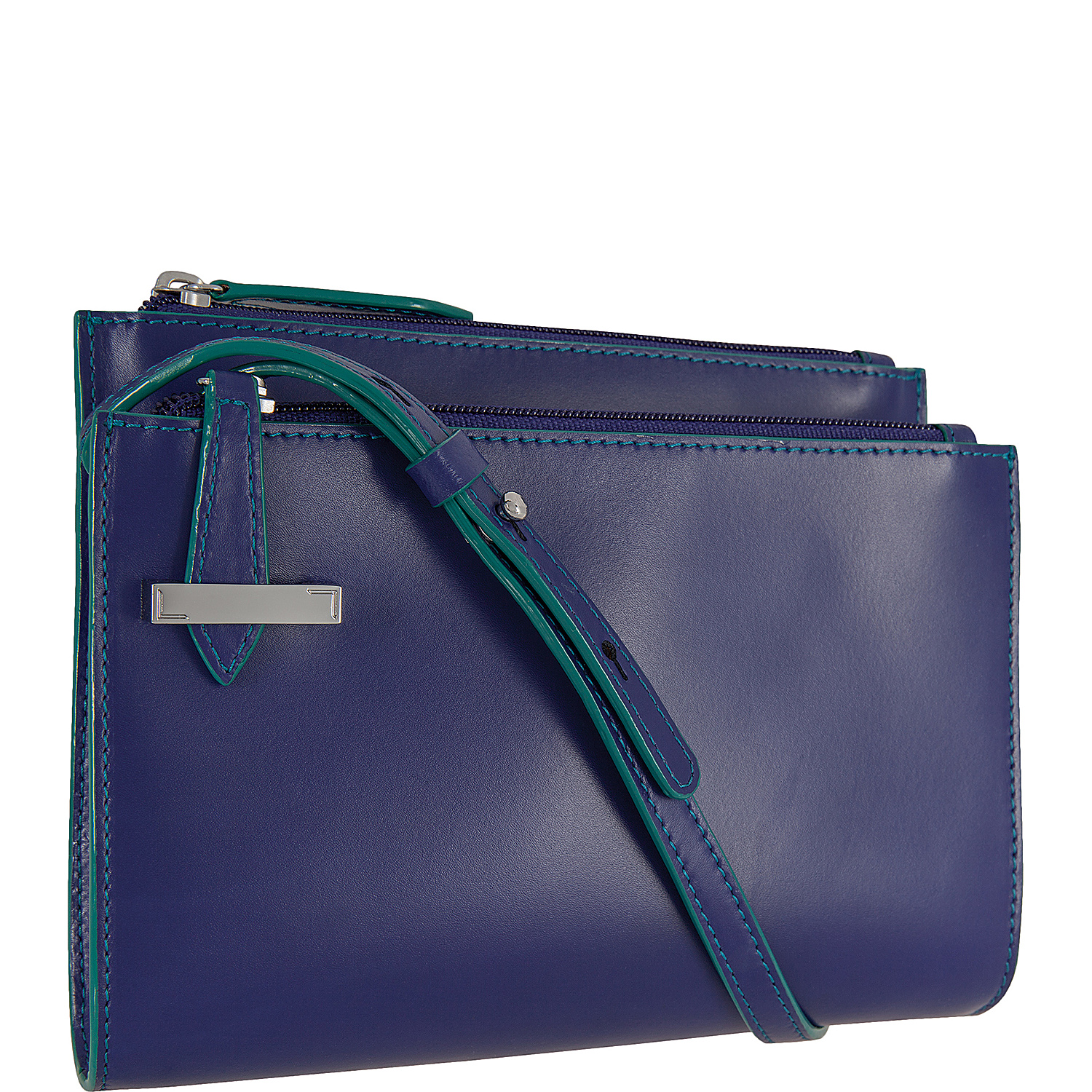 Audrey Trisha Double Zip Wallet On A String