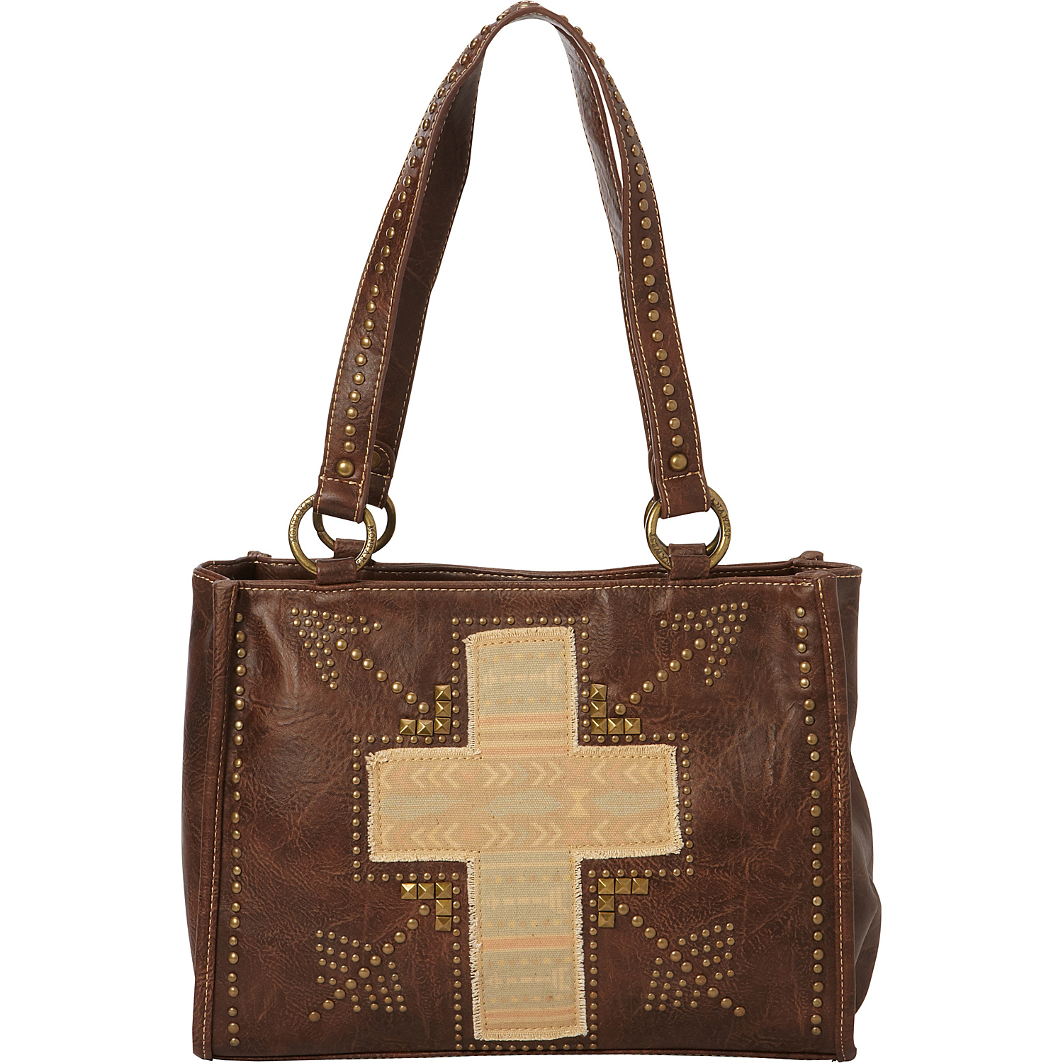 Fabric Applique Cross Bag