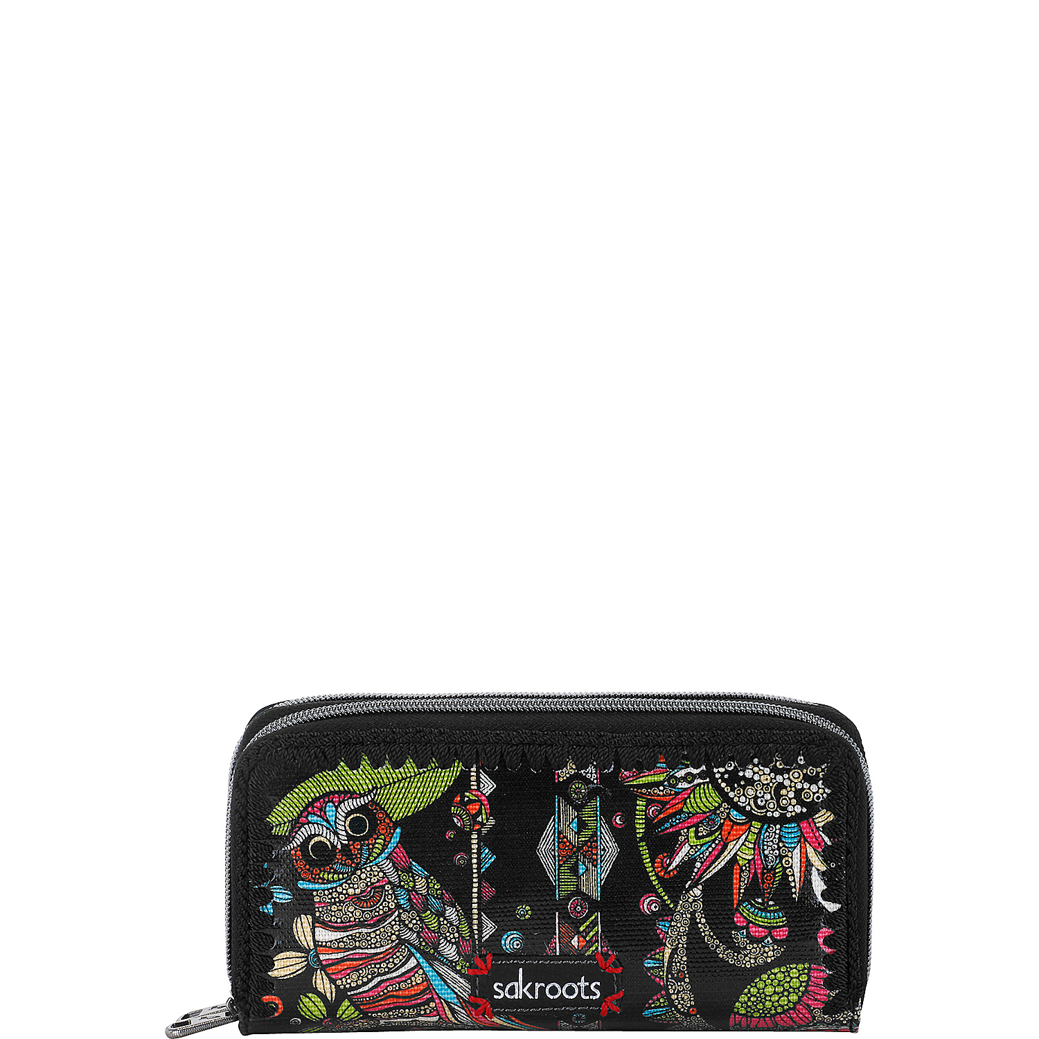 Artist Circle Double Zip Wallet