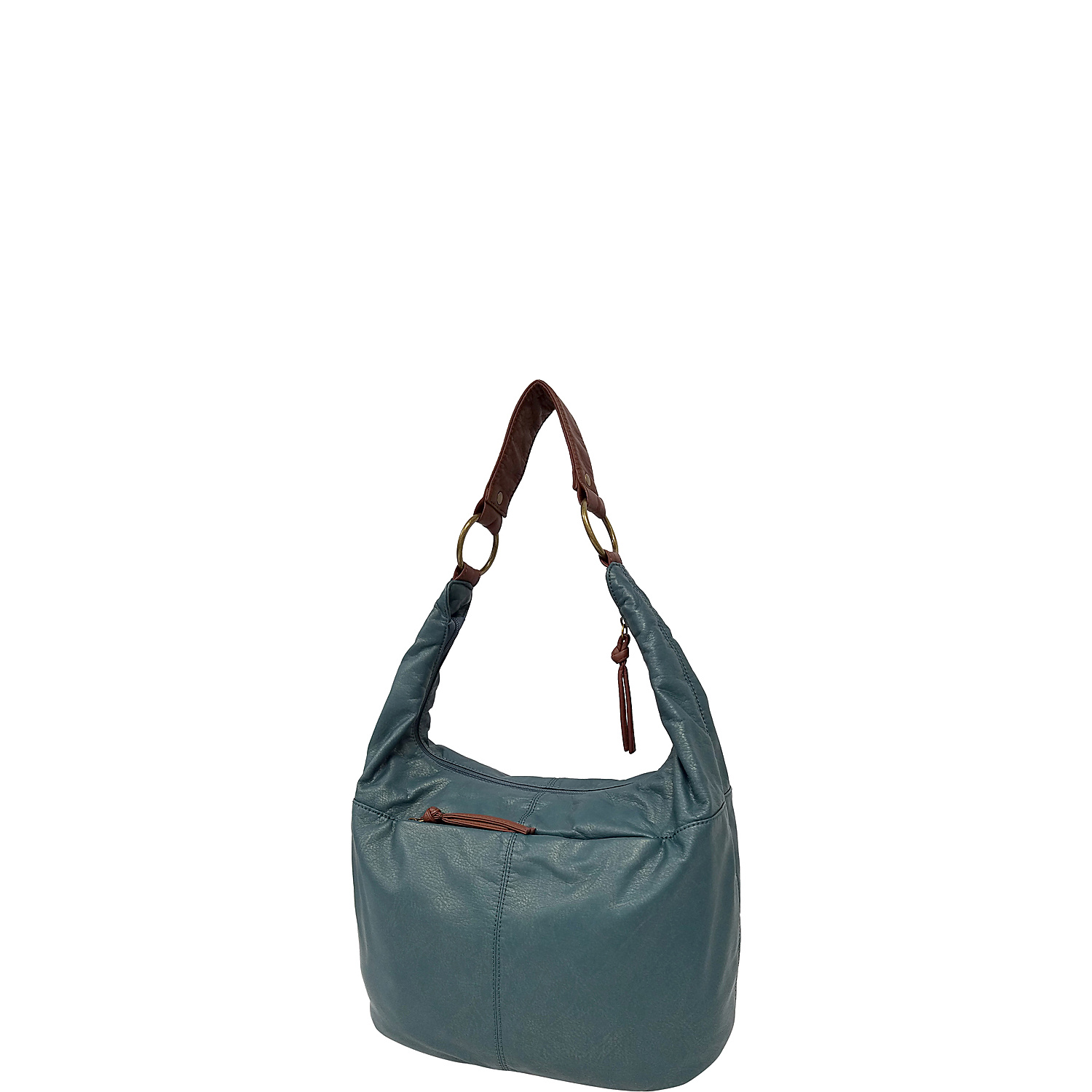 Washed Pearlized Shoulder Bag