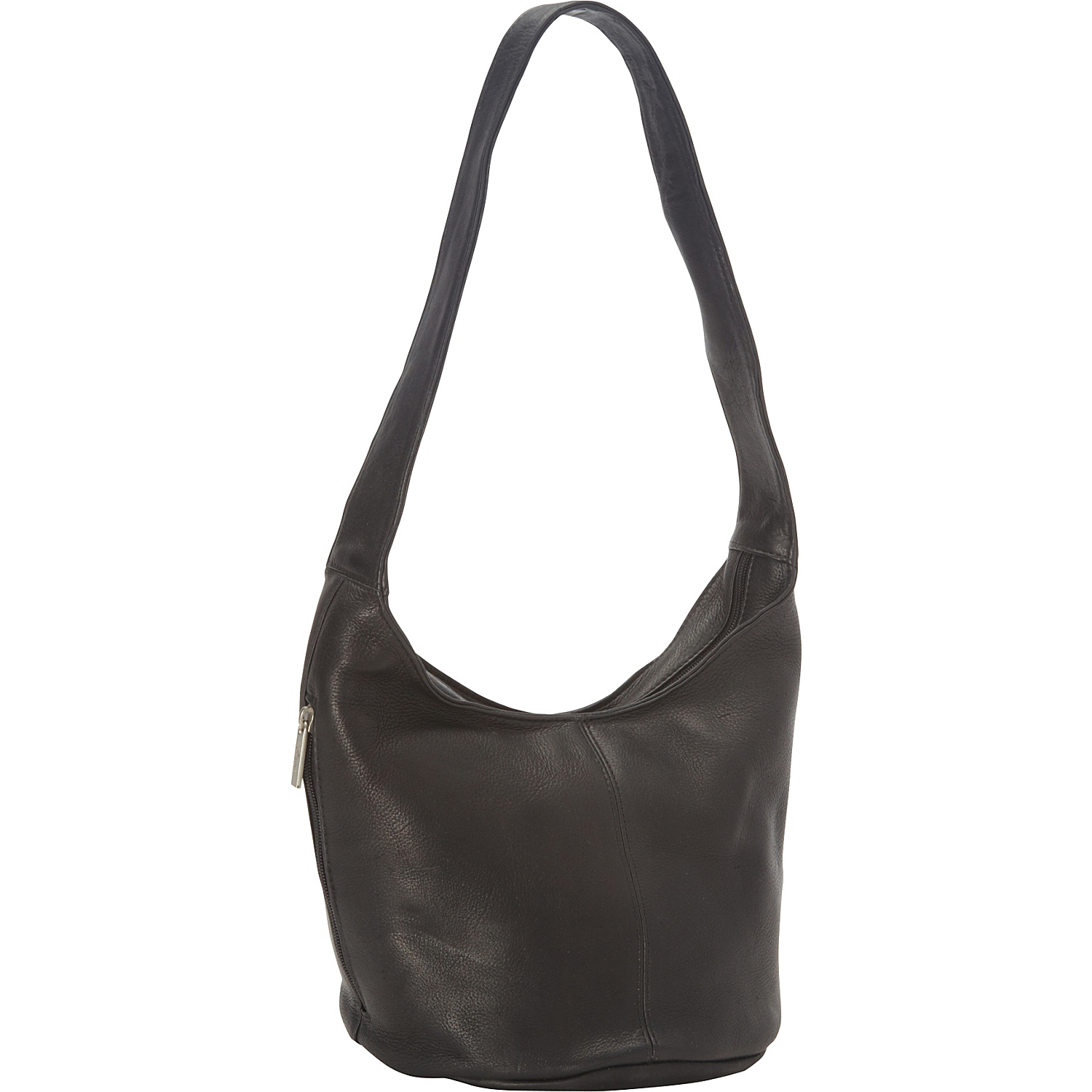 Vaquetta Hobo Bag with Side Zip Pocket