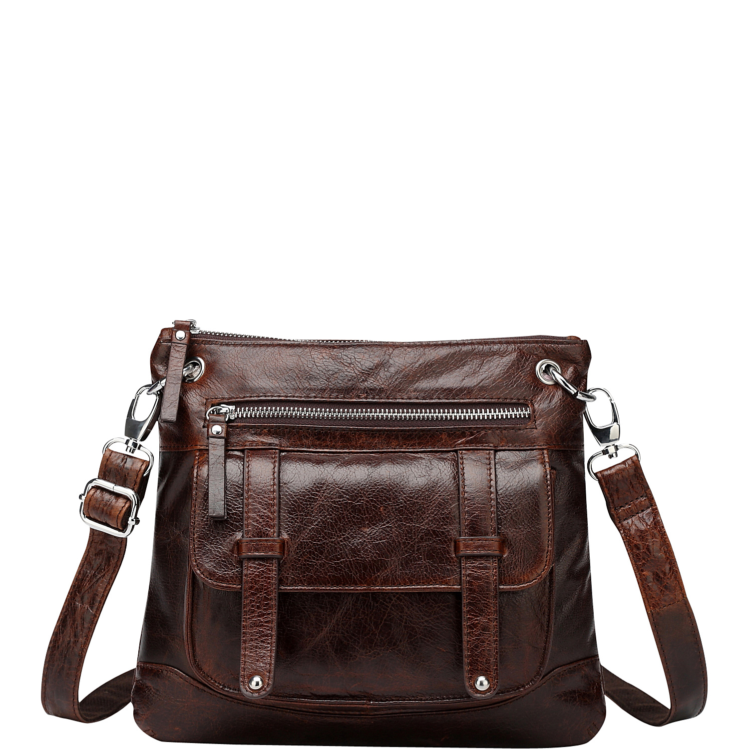 Ella Distressed Leather Crossbody / Handbag