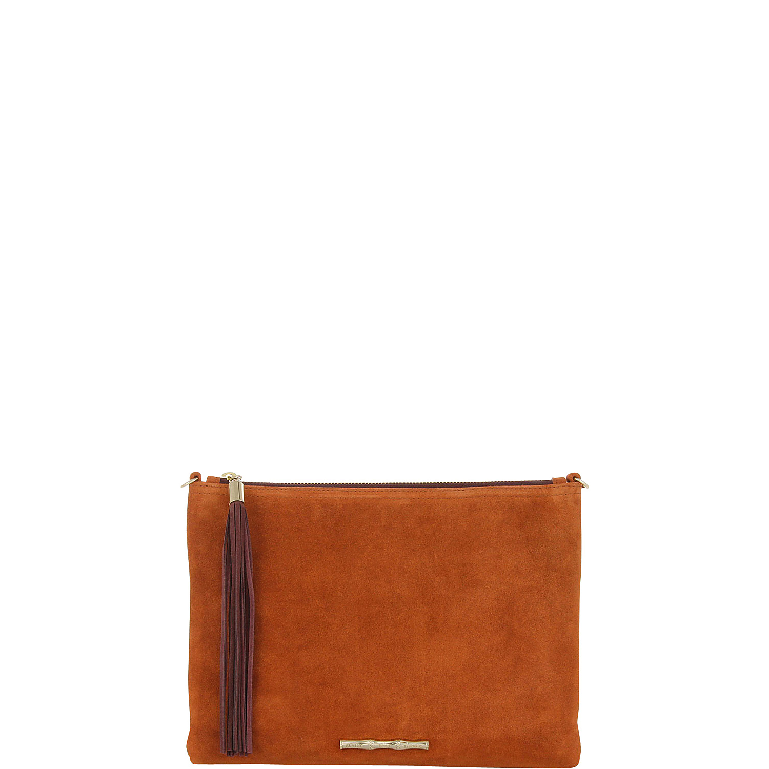 Brindle Suede Clutch