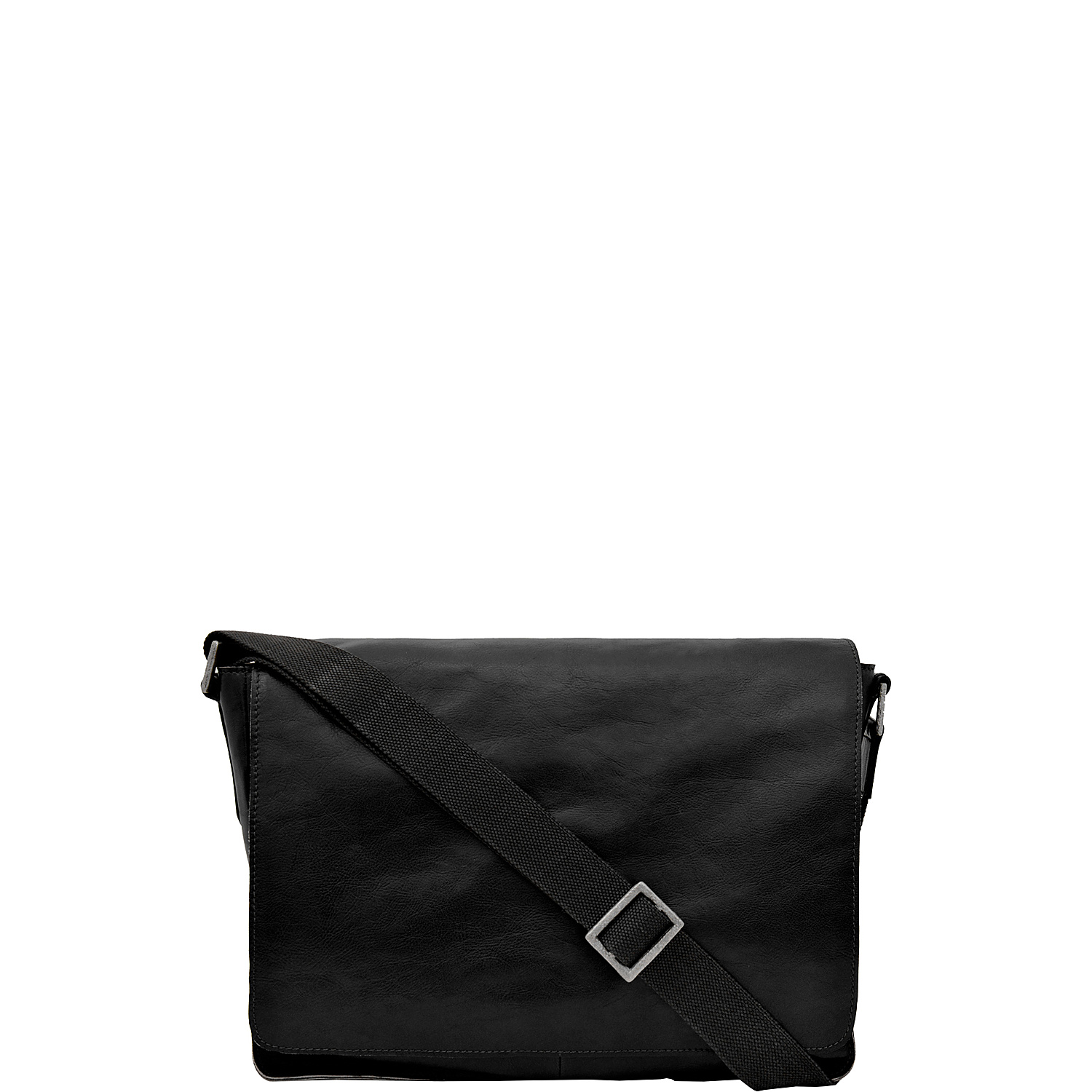 Fred Leather Business Laptop Messenger Crossbody Bag