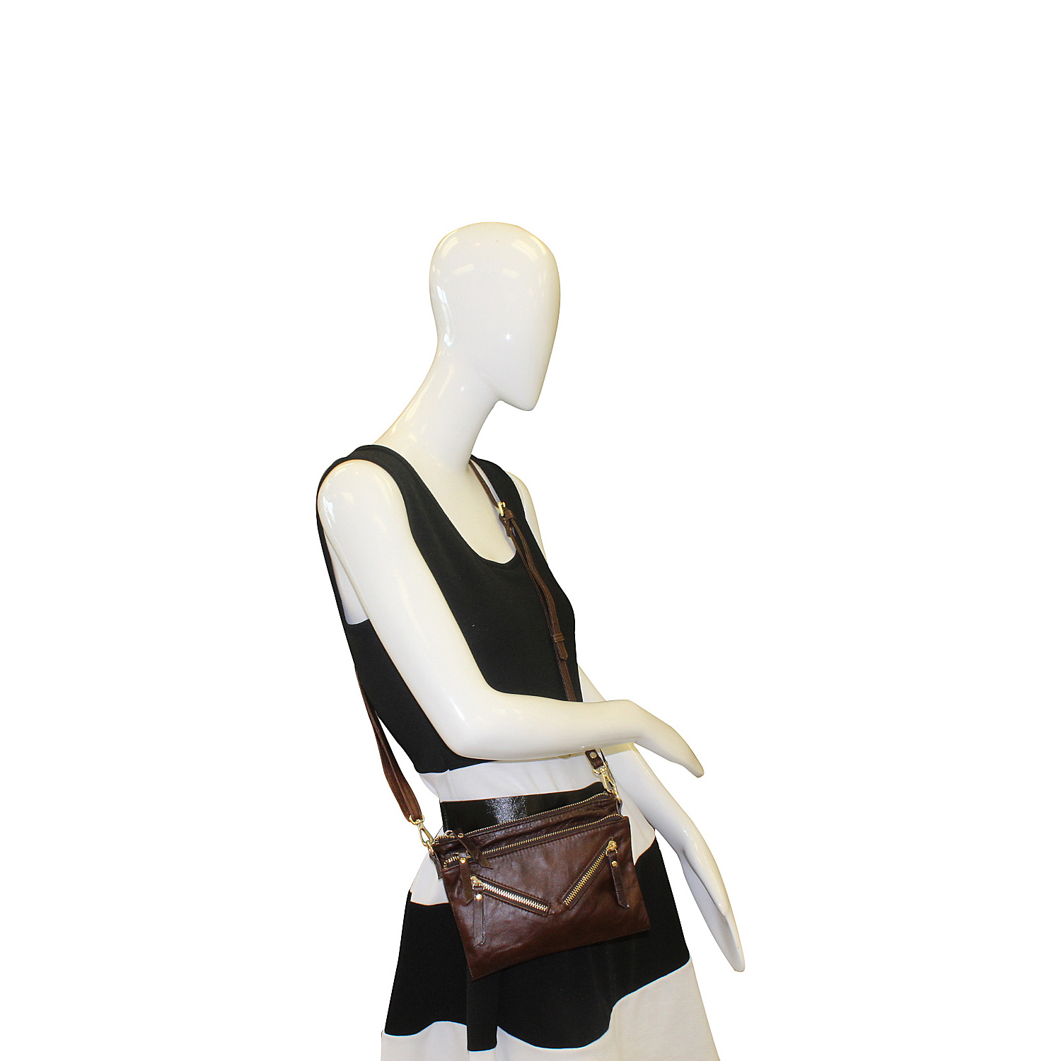 Juno Leather Crossbody/Clutch