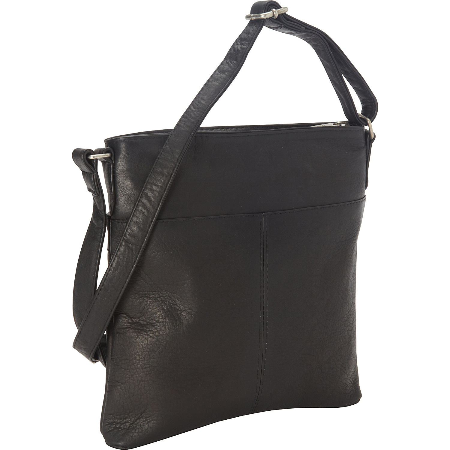 Vaquetta Triple Zip Crossbody Bag