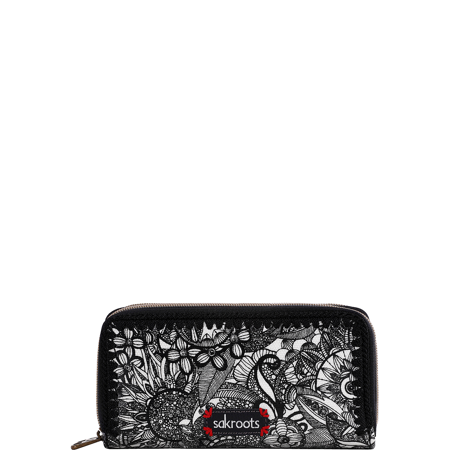 Artist Circle Double Zip Wallet