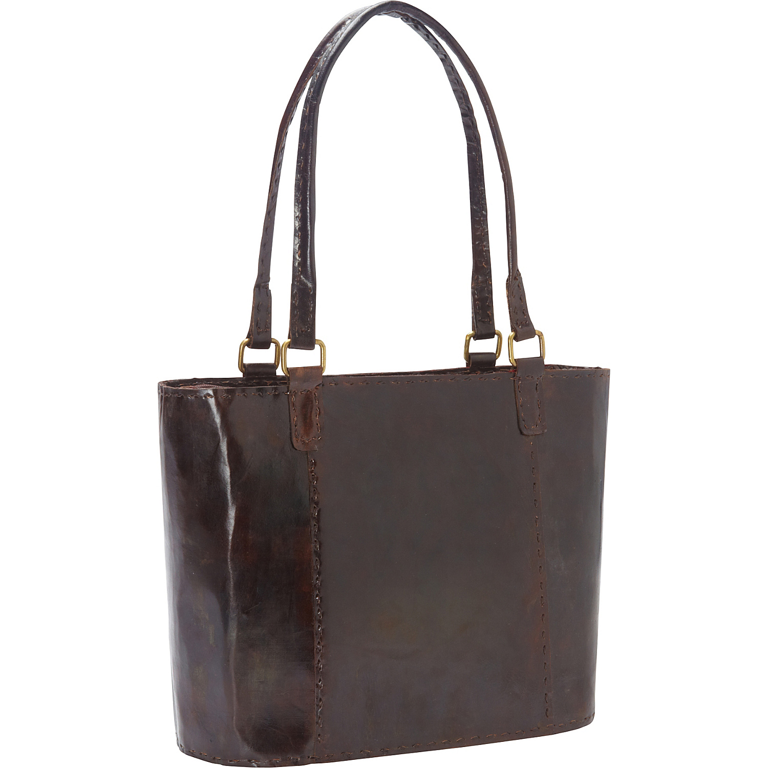 Women's Large Leather Rustic Tote