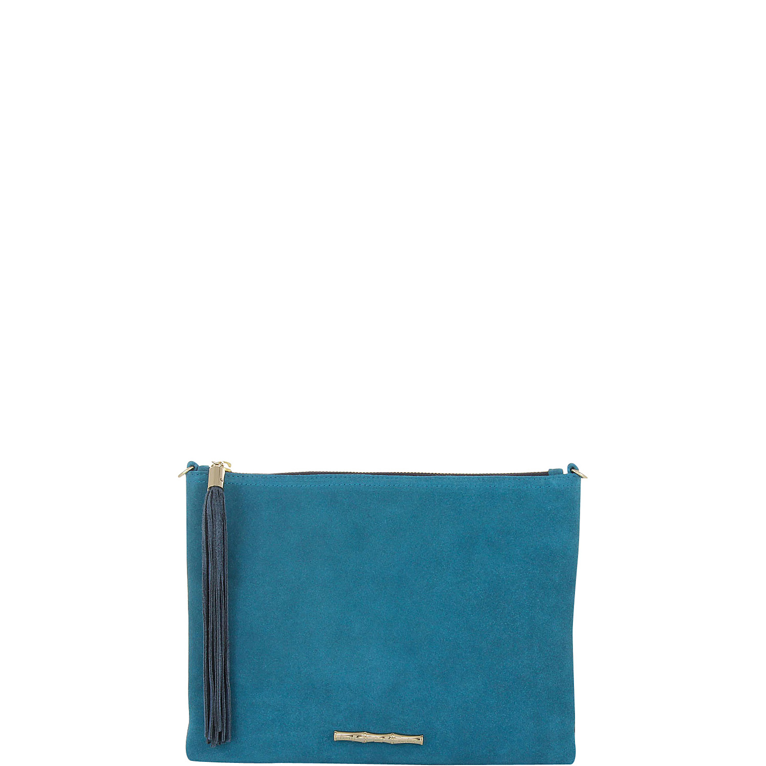 Brindle Suede Clutch