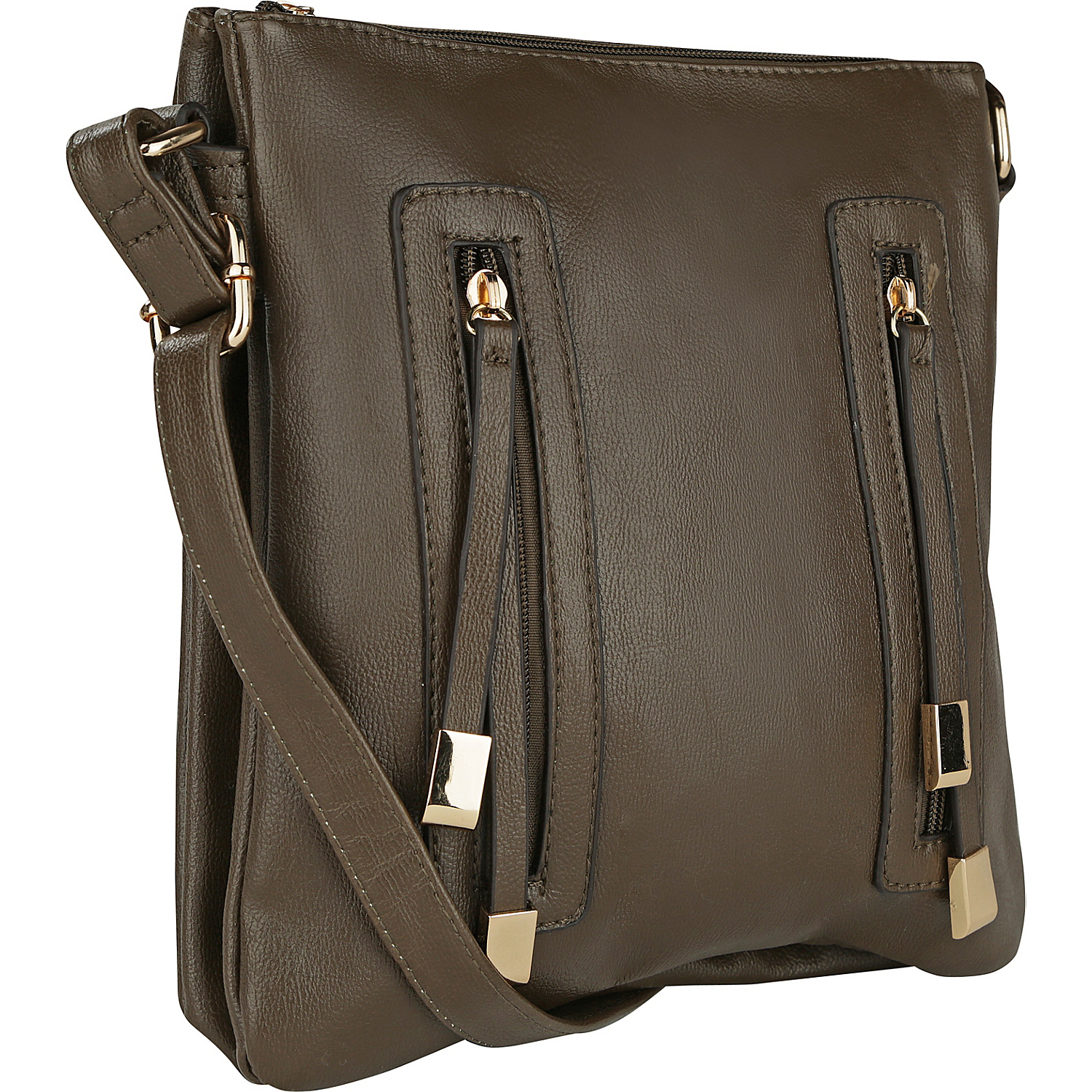 Bridget Double Zipper Crossbody