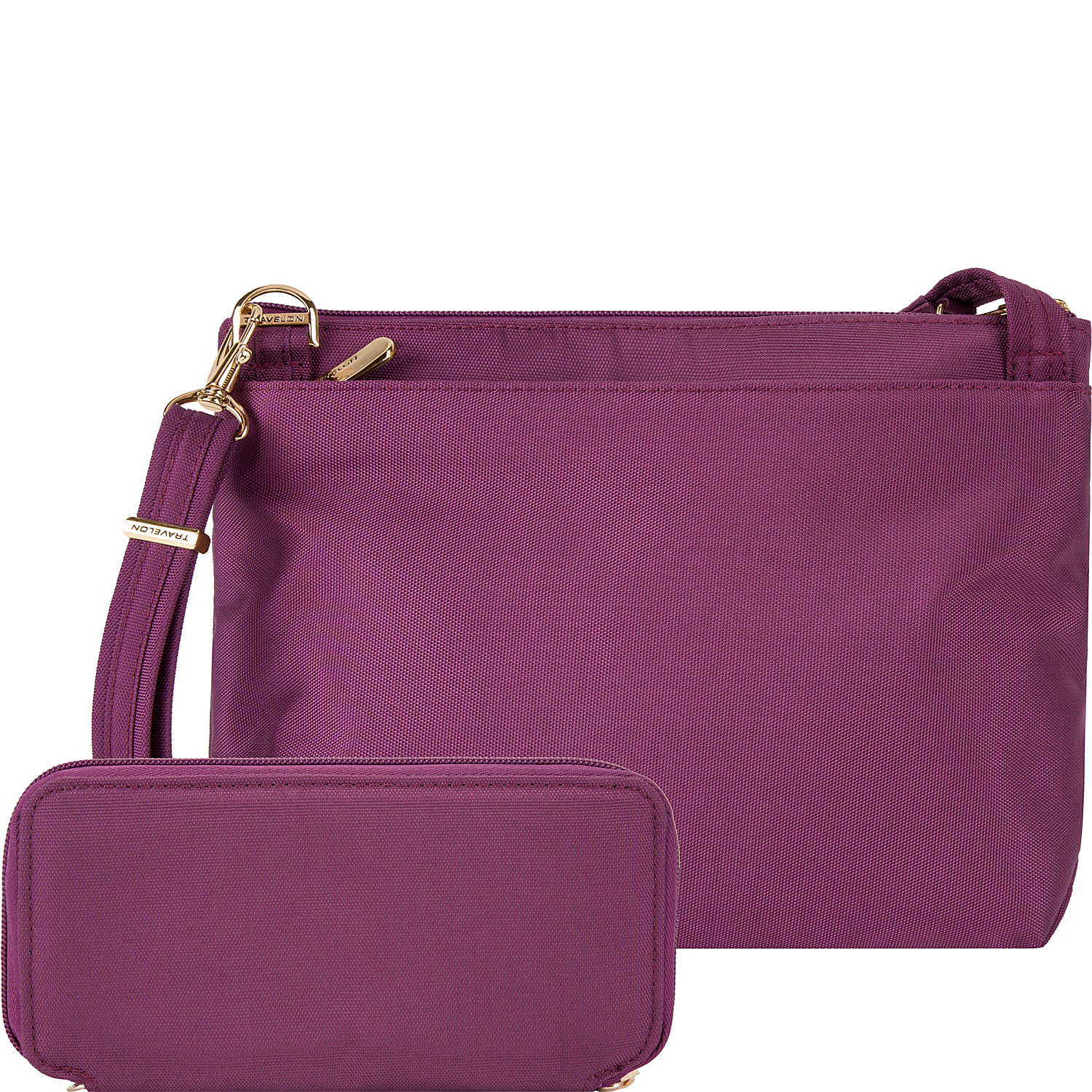 Anti-Theft Compact Crossbody with RFID Clutch Wallet - Exclusive