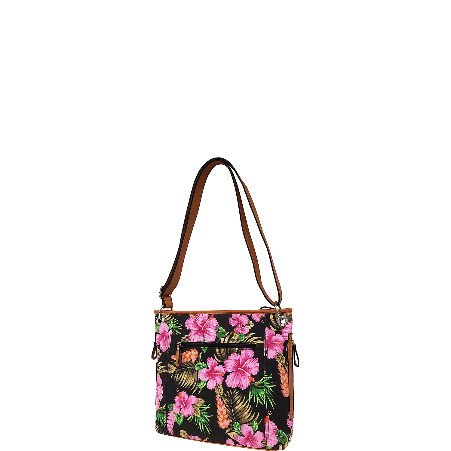 Canvas Triple Zip Crossbody